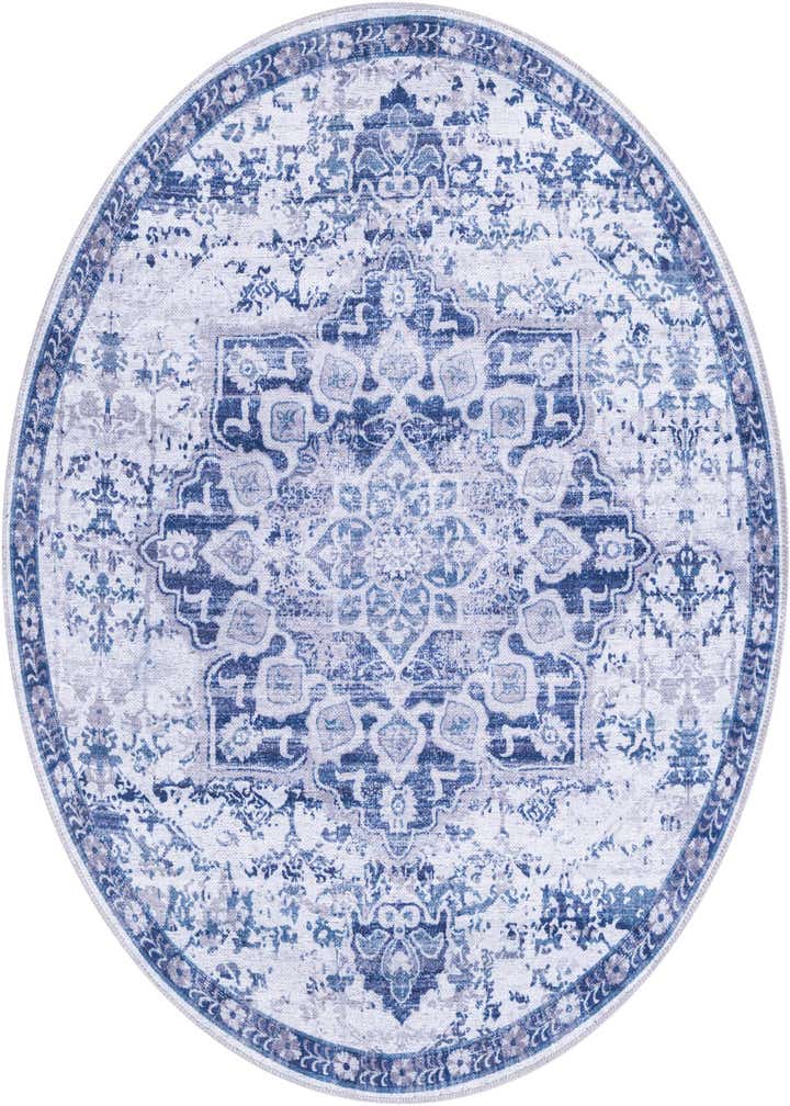 4' x 4' Washable Francesca Round Rug