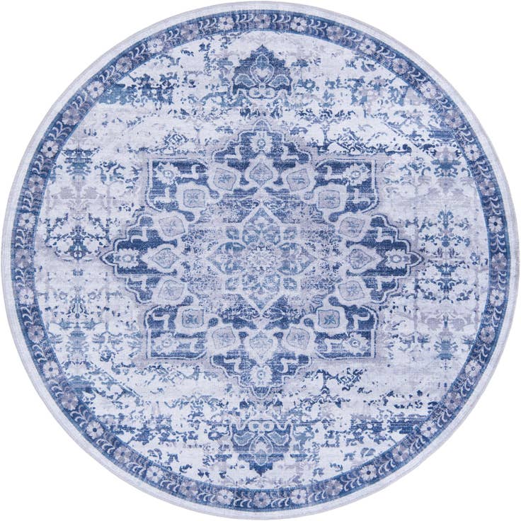 Detail image of 6' x 6' Washable Francesca Round Rug