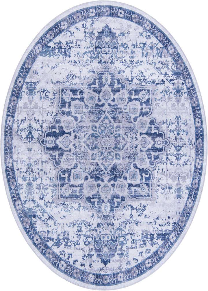 7' 10 x 7' 10 Washable Francesca Round Rug