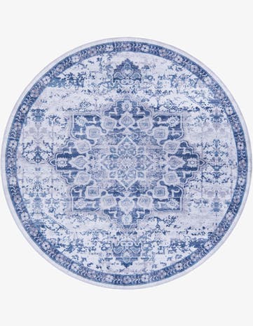 6' x 6' Washable Francesca Round Rug