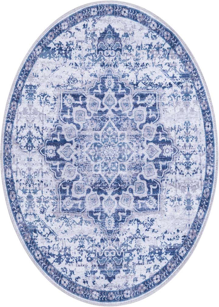 3' 3 x 3' 3 Washable Renaissance Round Rug