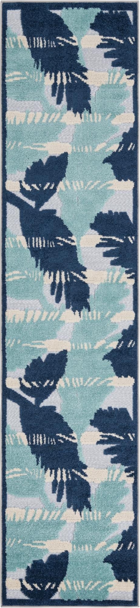2' x 10'  Washable Aruba Indoor / Outdoor Runner Rug