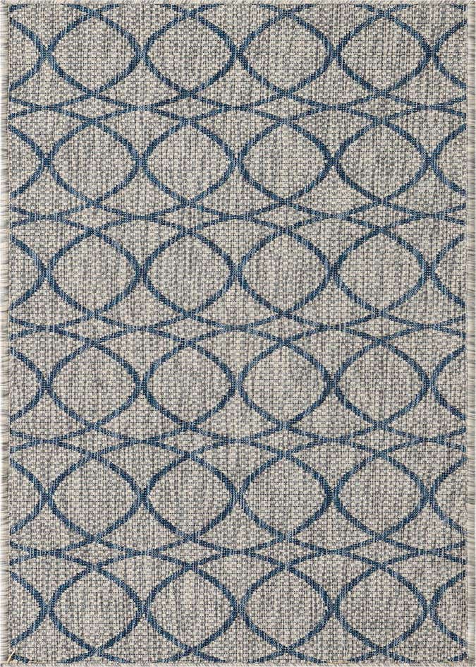 2' x 6' Easy-Clean Trellis Indoor / Outdoor Runner Rug