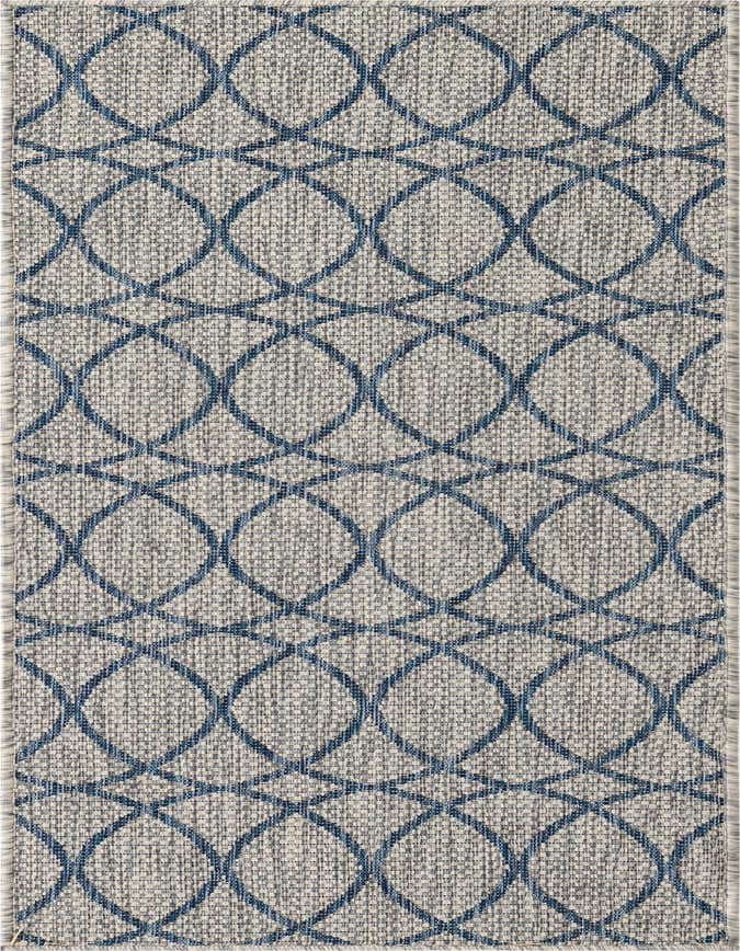 2' x 6' Easy-Clean Trellis Indoor / Outdoor Runner Rug
