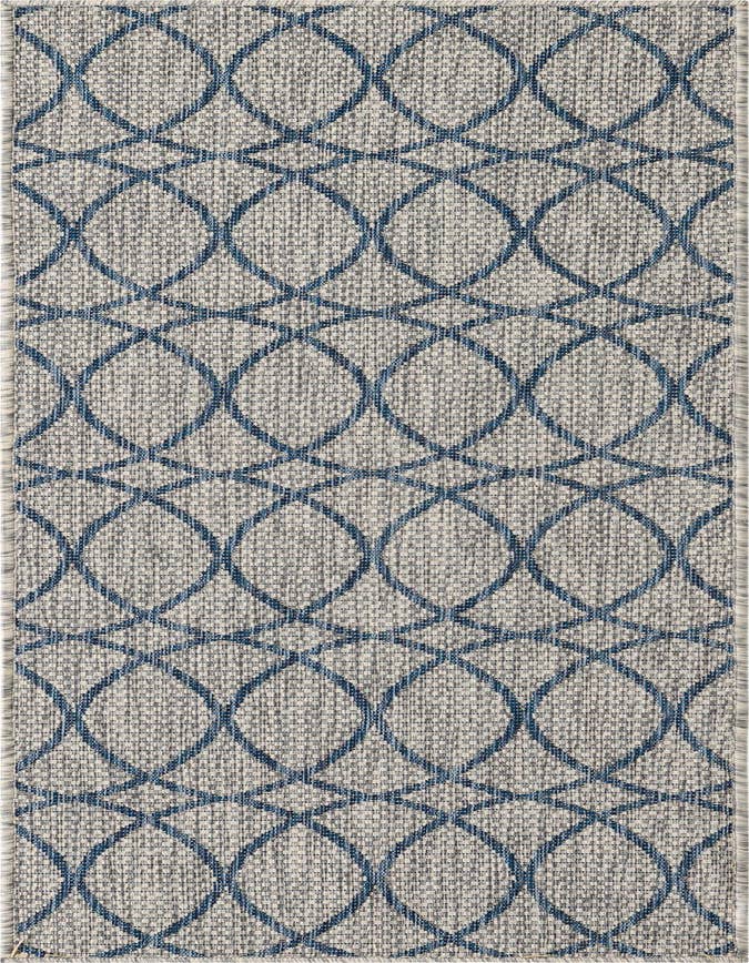 Detail image of 2' x 6' Easy-Clean Trellis Indoor / Outdoor Runner Rug