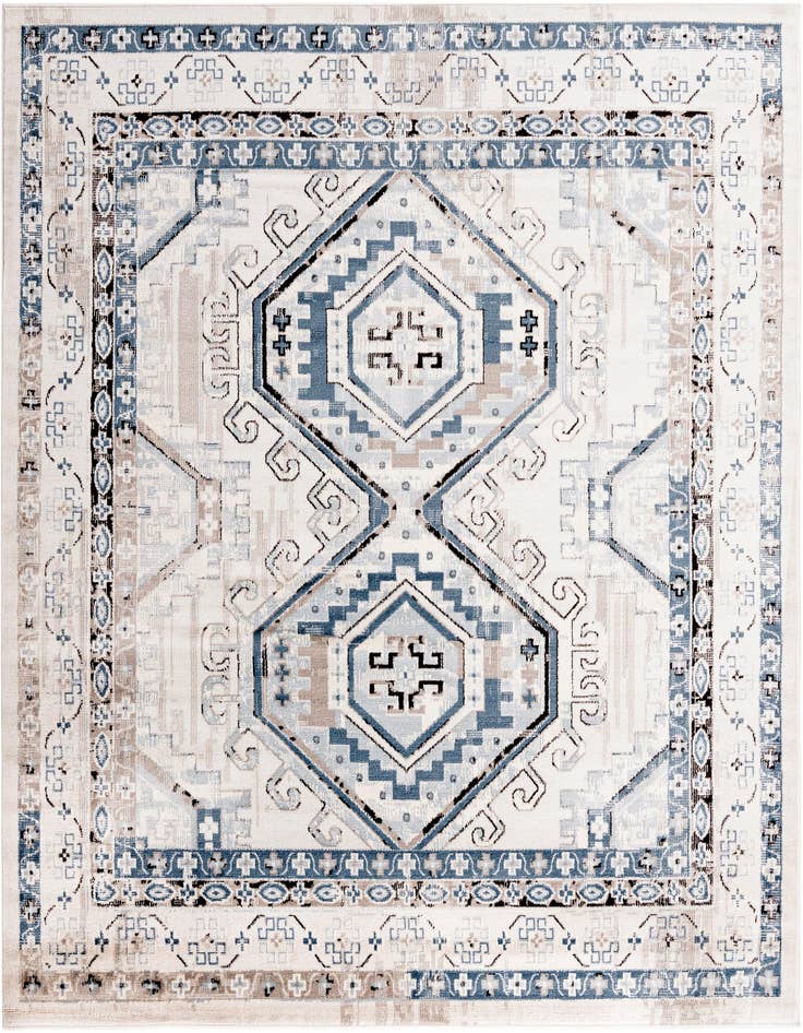 Detail image of 7' 10 x 7' 10 Charlotte Square Rug