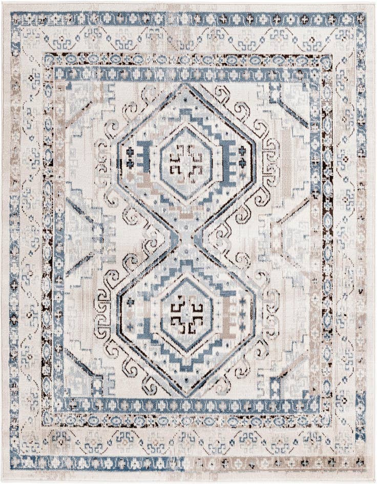 Detail image of 5' 3 x 5' 3 Charlotte Square Rug