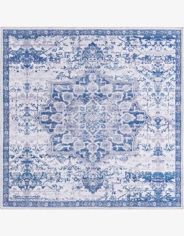 7' 3 x 7' 3 Washable Francesca Square Rug