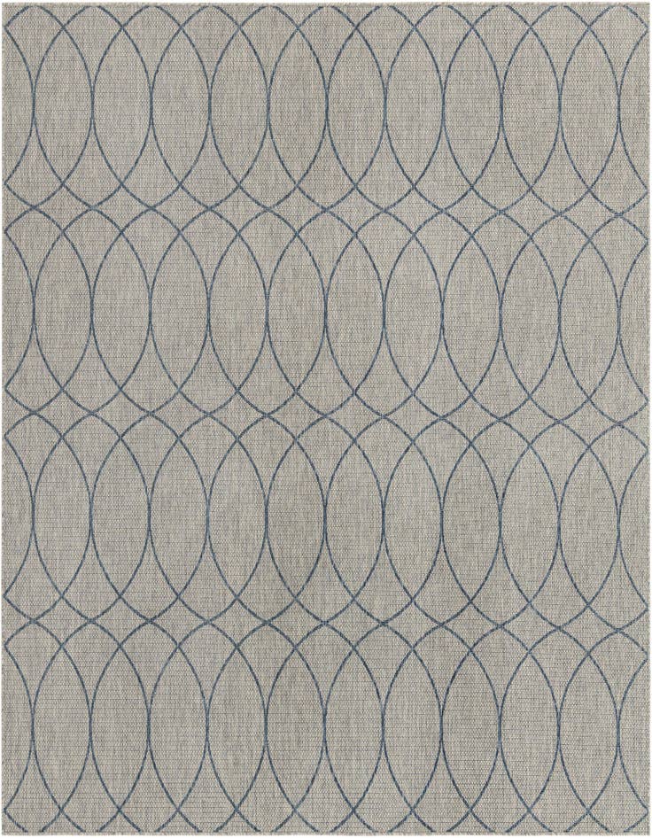 Detail image of 10' x 10' Easy-Clean Lattice Indoor / Outdoor Square Rug