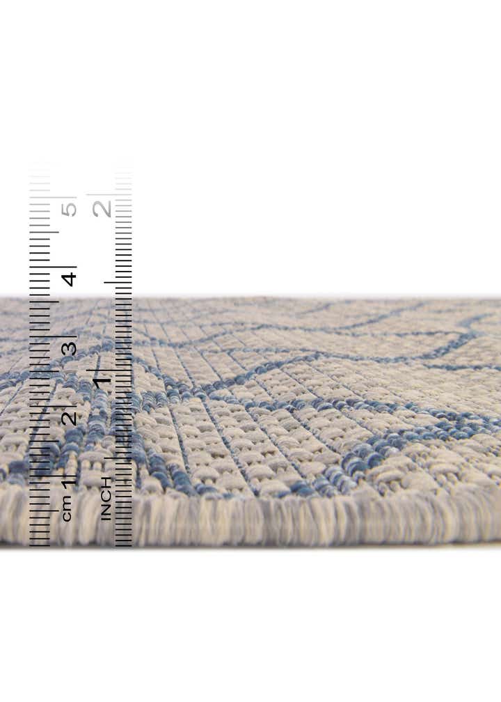 10' x 10' Easy-Clean Trellis Indoor / Outdoor Square Rug