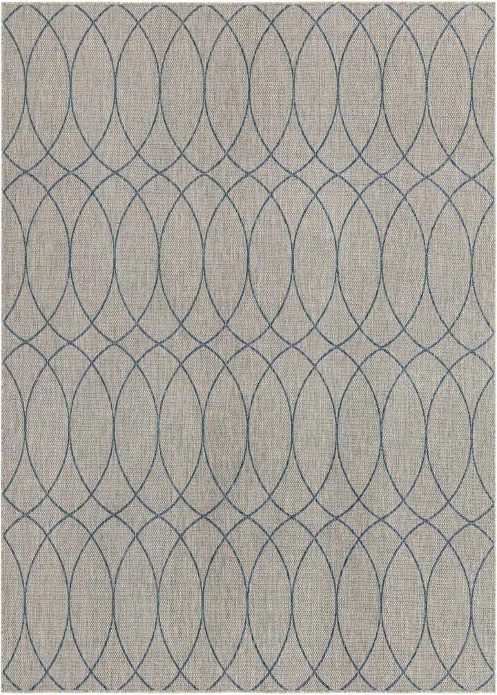 10' x 10' Easy-Clean Trellis Indoor / Outdoor Square Rug