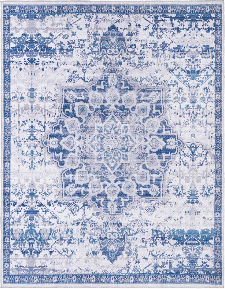 Detail image of 7' 10 x 7' 10 Washable Renaissance Square Rug