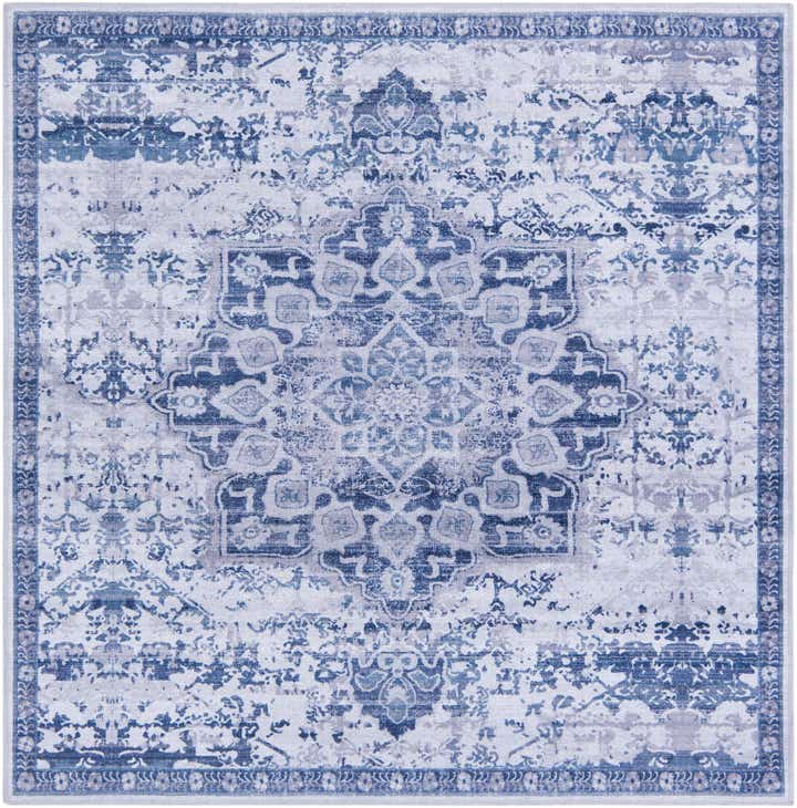 6' x 6' Washable Renaissance Square Rug