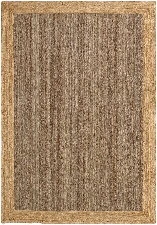 Detail image of 6' 1 x 9' Handmade Braided Jute Rug
