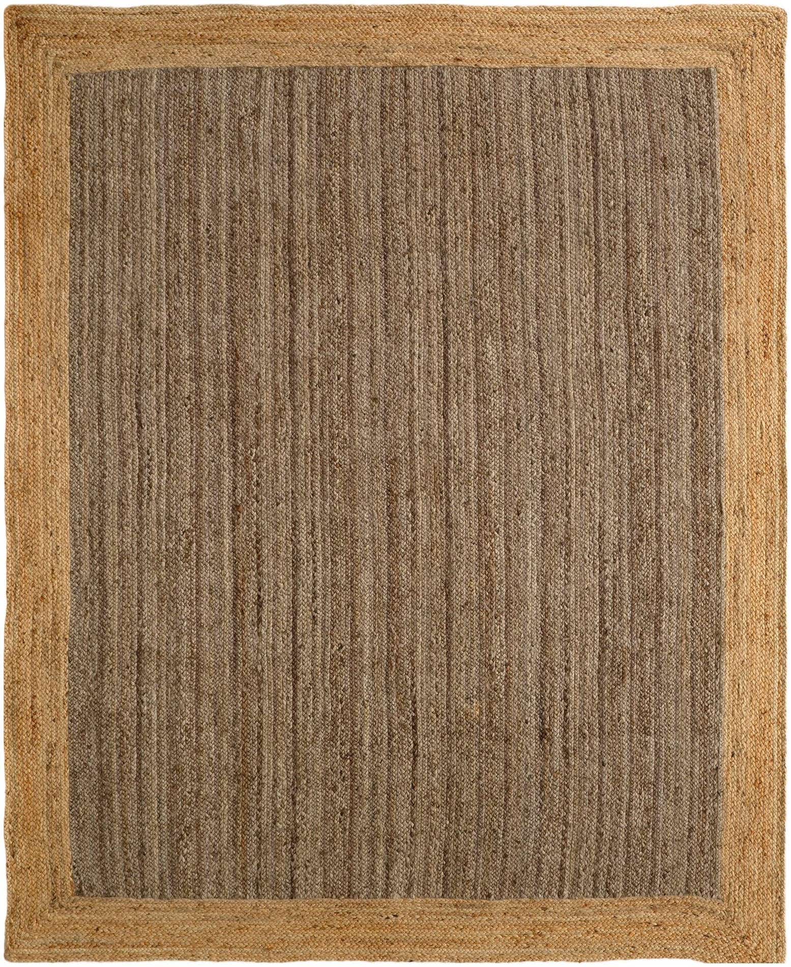 7' 10 x 10' Handmade Braided Jute Rug
