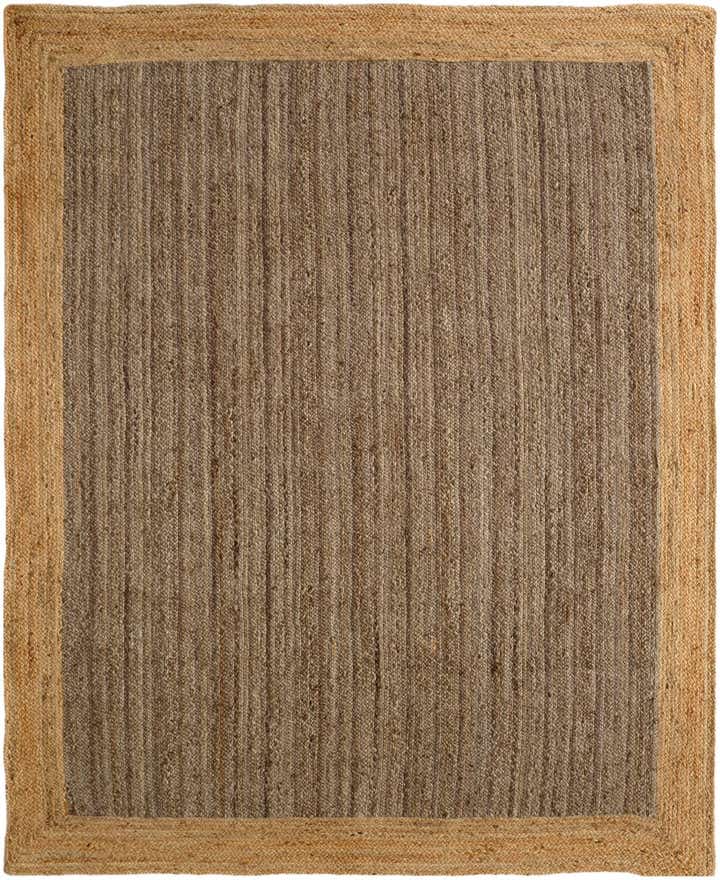 7' 10 x 10' Handmade Braided Jute Rug