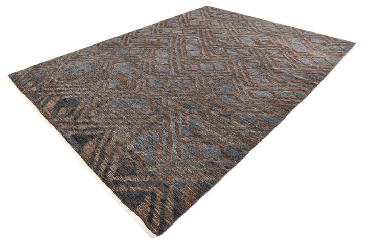 8' 2 x 12' 3 Hand Knotted Darya Wool Rug