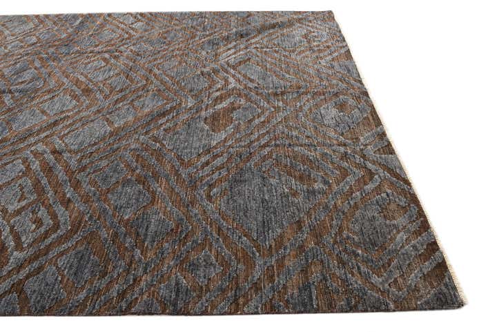 8' 2 x 12' 3 Hand Knotted Darya Wool Rug