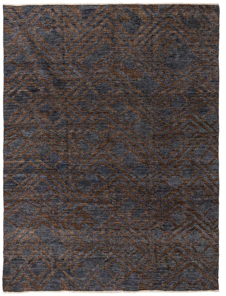 8' 2 x 12' 3 Hand Knotted Darya Wool Rug