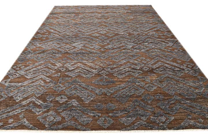 8' 3 x 12' 3 Hand Knotted Darya Wool Rug