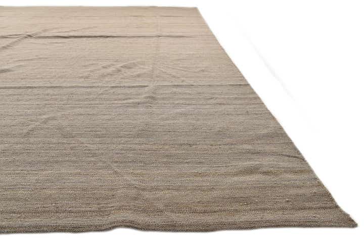 13' 8 x 16' Hand Woven Kilim Modern Wool Rug