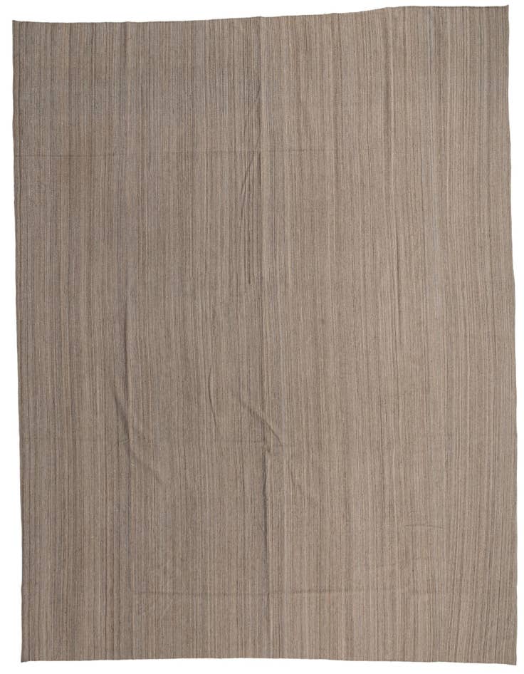 Detail image of 13' 8 x 16' Hand Woven Kilim Modern Wool Rug