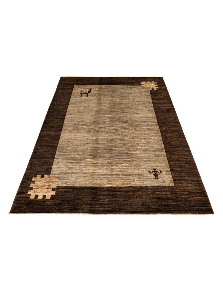 Detail image of 5' 6 x 7' 11  Hand Knotted Modern Ziegler Rug