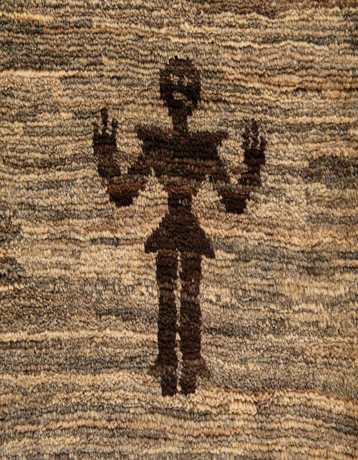 Detail image of 5' 6 x 7' 11  Hand Knotted Modern Ziegler Rug