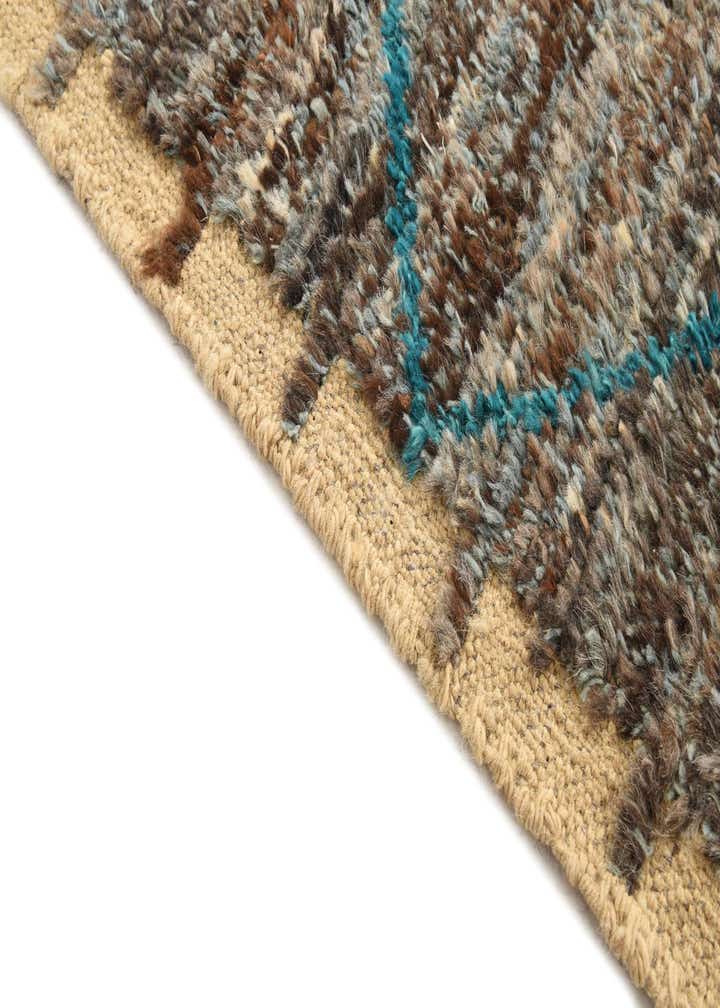 5' 3 x 8' 6 Hand Knotted Moroccan Wool Rug