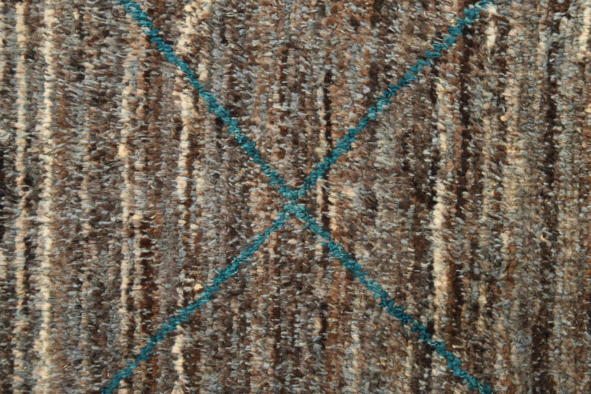 5' 3 x 8' 6 Hand Knotted Moroccan Wool Rug