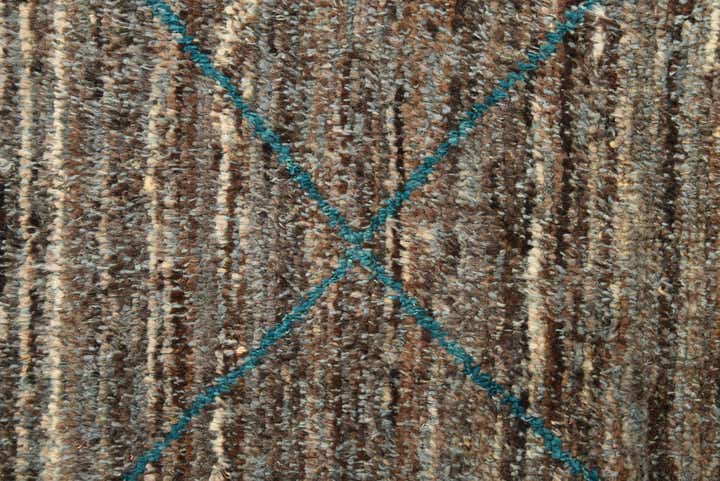 5' 3 x 8' 6 Hand Knotted Moroccan Wool Rug