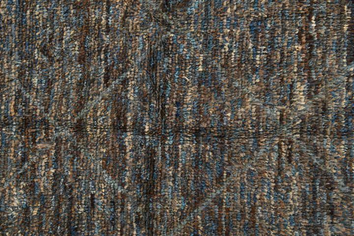 4' 2 x 6' 8 Hand Knotted Moroccan Wool Rug