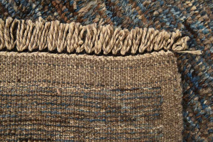 4' 2 x 6' 8 Hand Knotted Moroccan Wool Rug