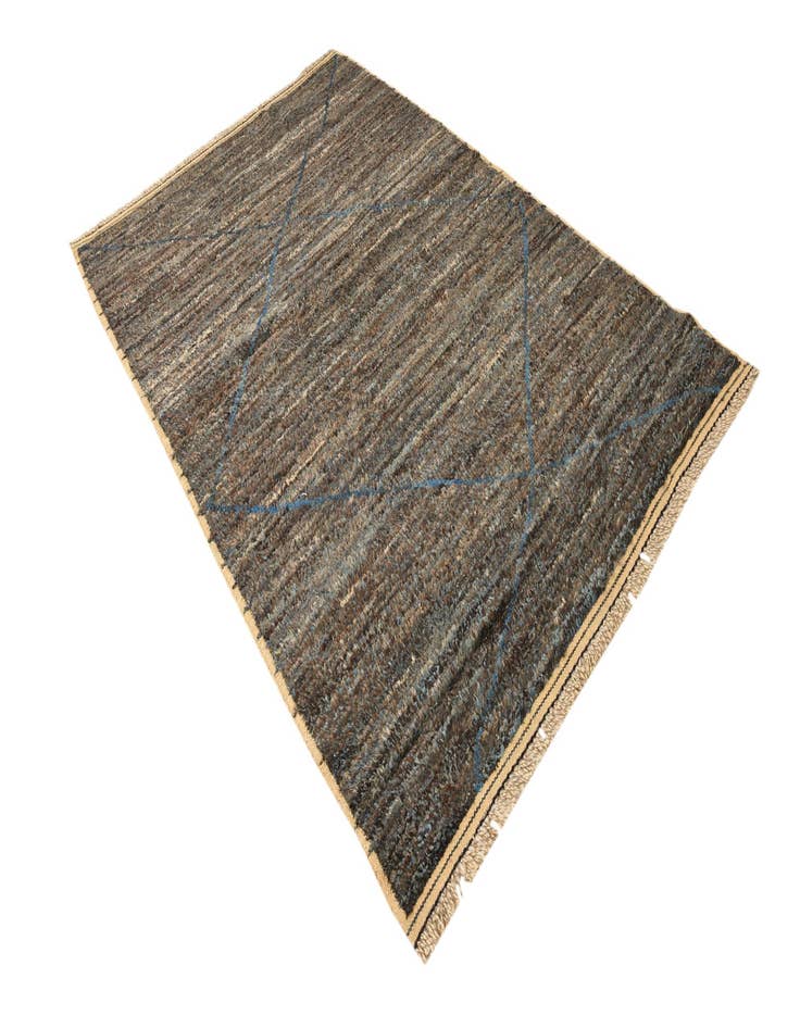 Detail image of 5' 5 x 8' 7  Hand Knotted Moroccan Wool Rug