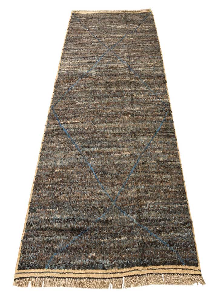 5' 5 x 8' 7 Hand Knotted Moroccan Wool Rug