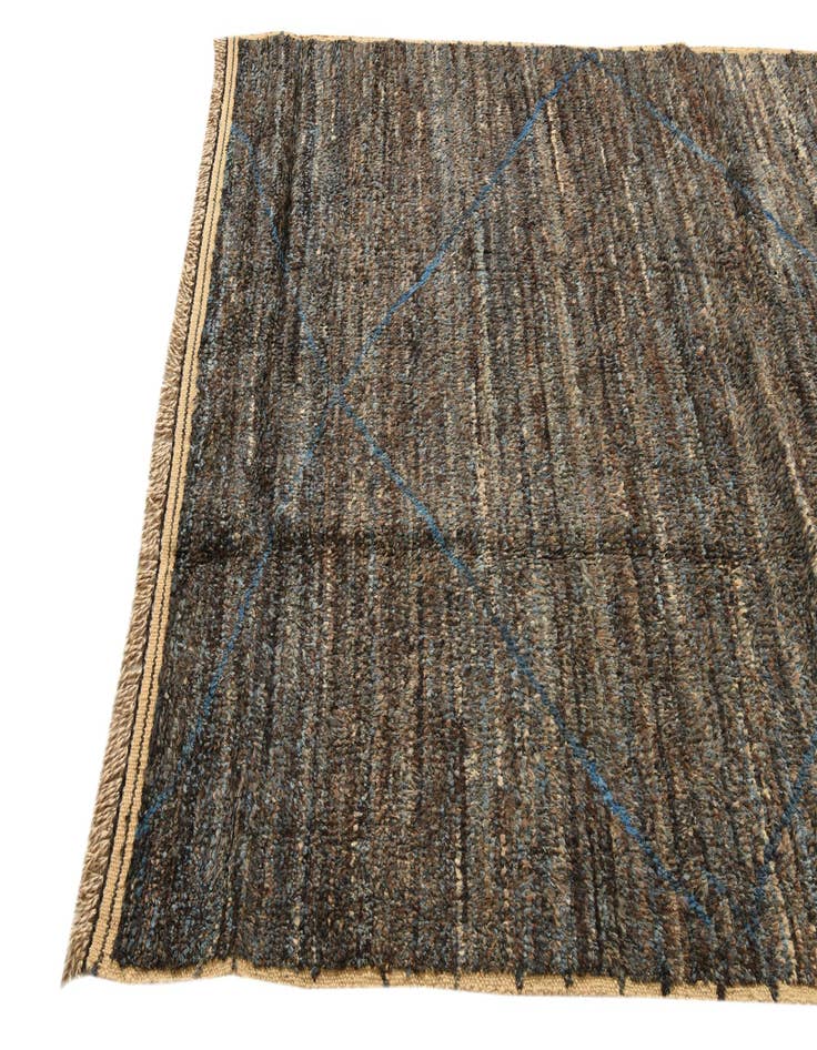 Detail image of 5' 5 x 8' 7 Hand Knotted Moroccan Wool Rug