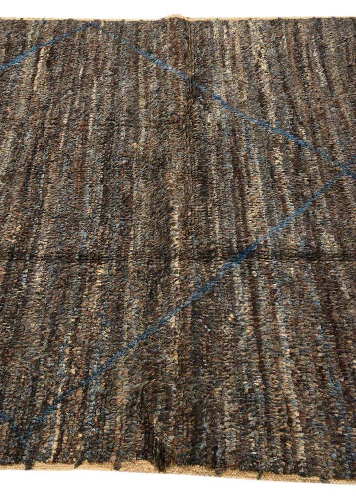 5' 5 x 8' 7 Hand Knotted Moroccan Wool Rug