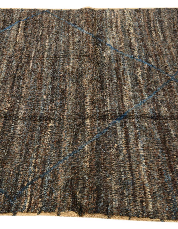 Detail image of 5' 5 x 8' 7  Hand Knotted Moroccan Wool Rug