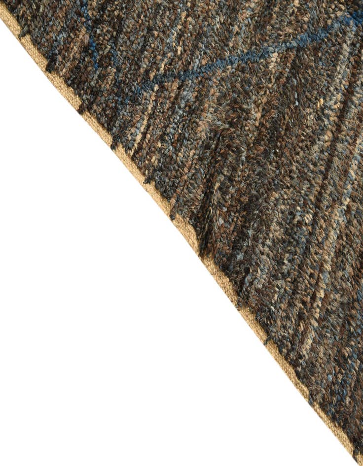 Detail image of 5' 5 x 8' 7  Hand Knotted Moroccan Wool Rug