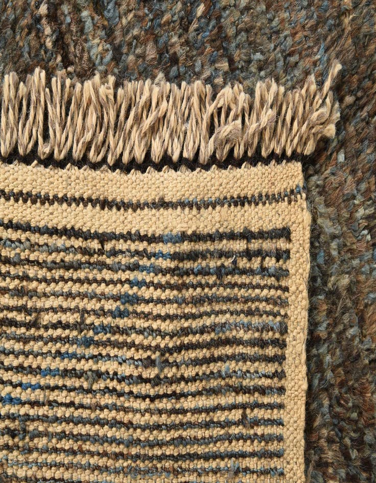 Detail image of 5' 5 x 8' 7  Hand Knotted Moroccan Wool Rug
