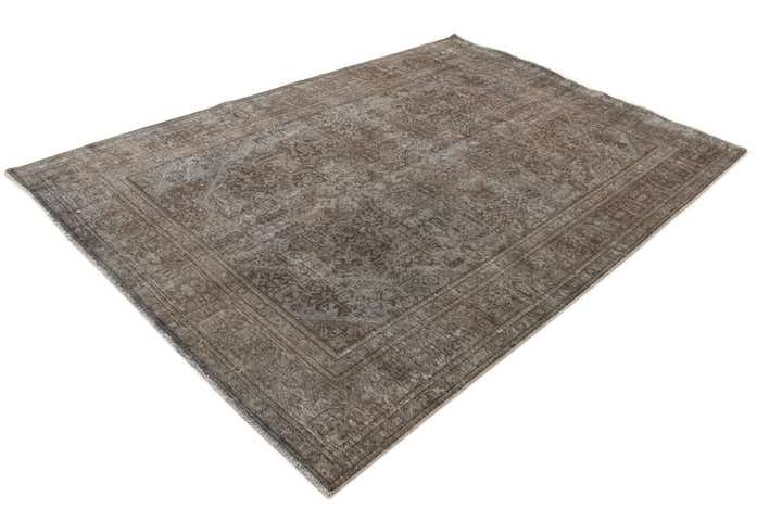 6' 5 x 9' 4 Hand Knotted Ultra Vintage Persian Wool Rug