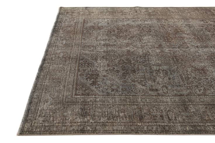 Detail image of 6' 5 x 9' 4 Hand Knotted Ultra Vintage Persian Wool Rug