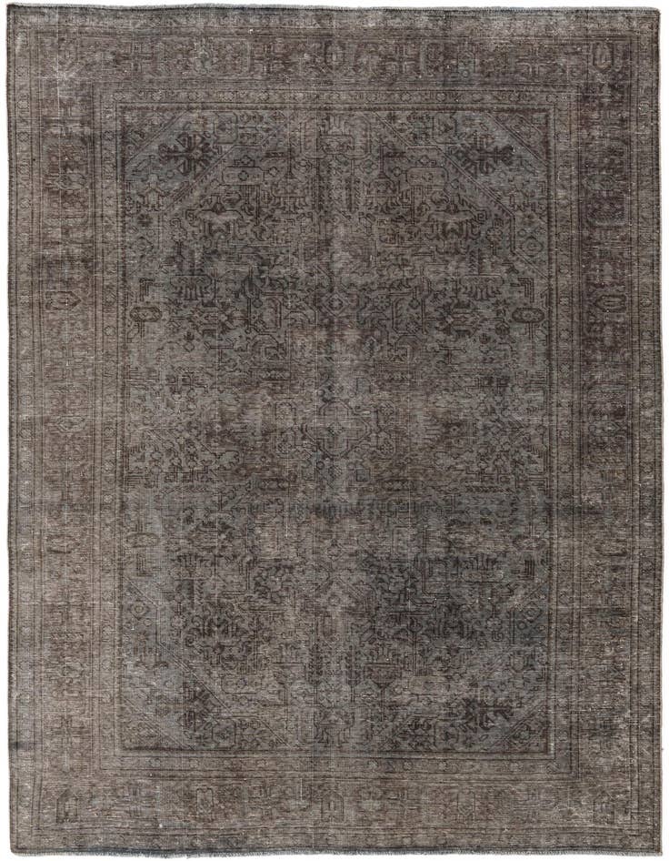 Detail image of 6' 5 x 9' 4 Hand Knotted Ultra Vintage Persian Wool Rug