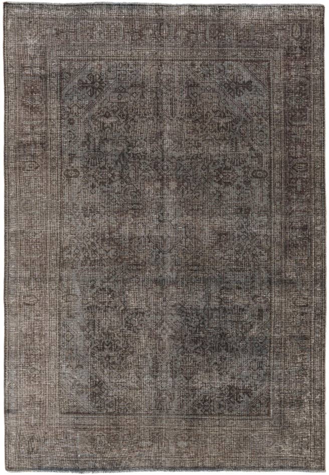 Detail image of 6' 5 x 9' 4 Hand Knotted Ultra Vintage Persian Wool Rug