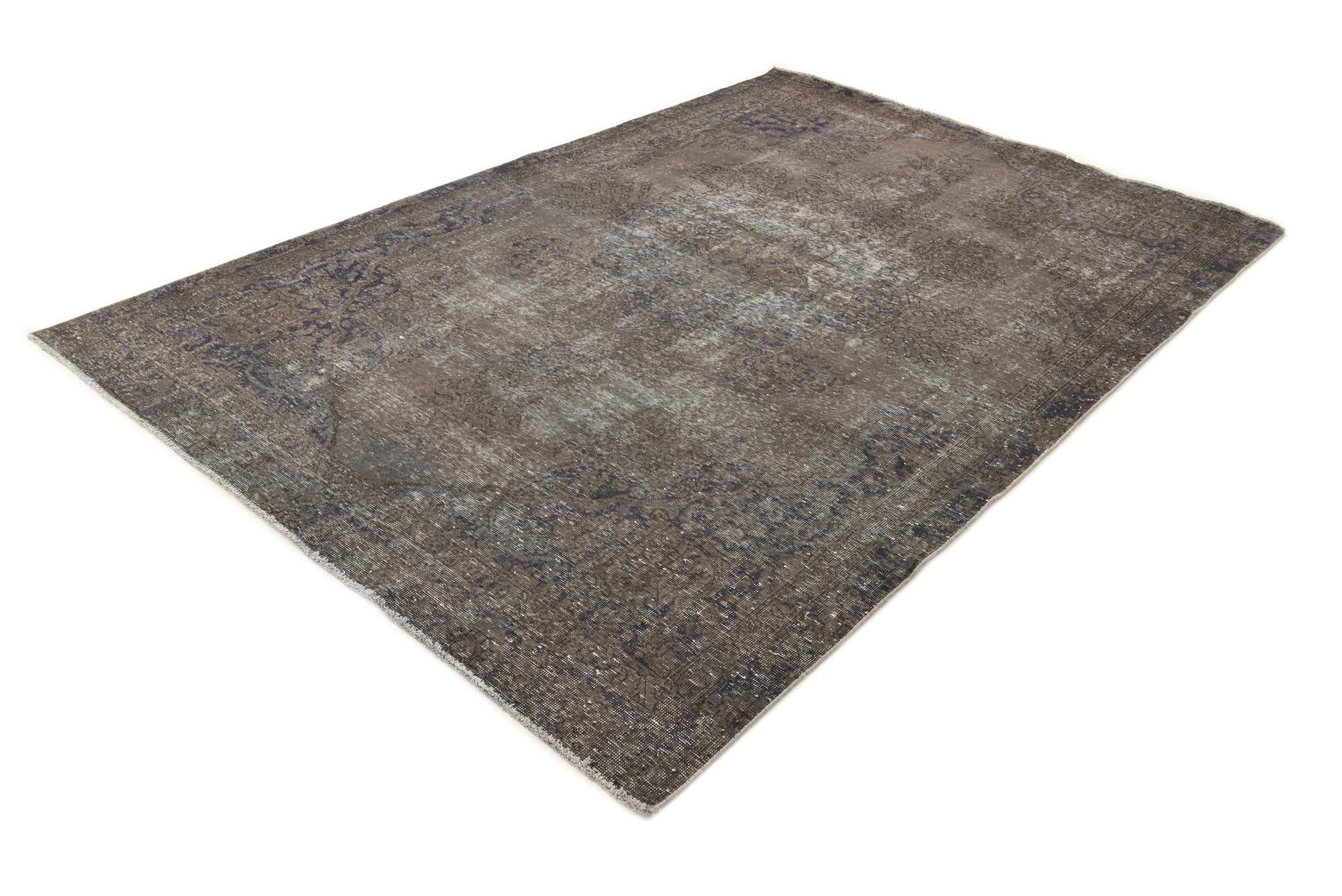 6' 9 x 10' Hand Knotted Ultra Vintage Persian Wool Rug