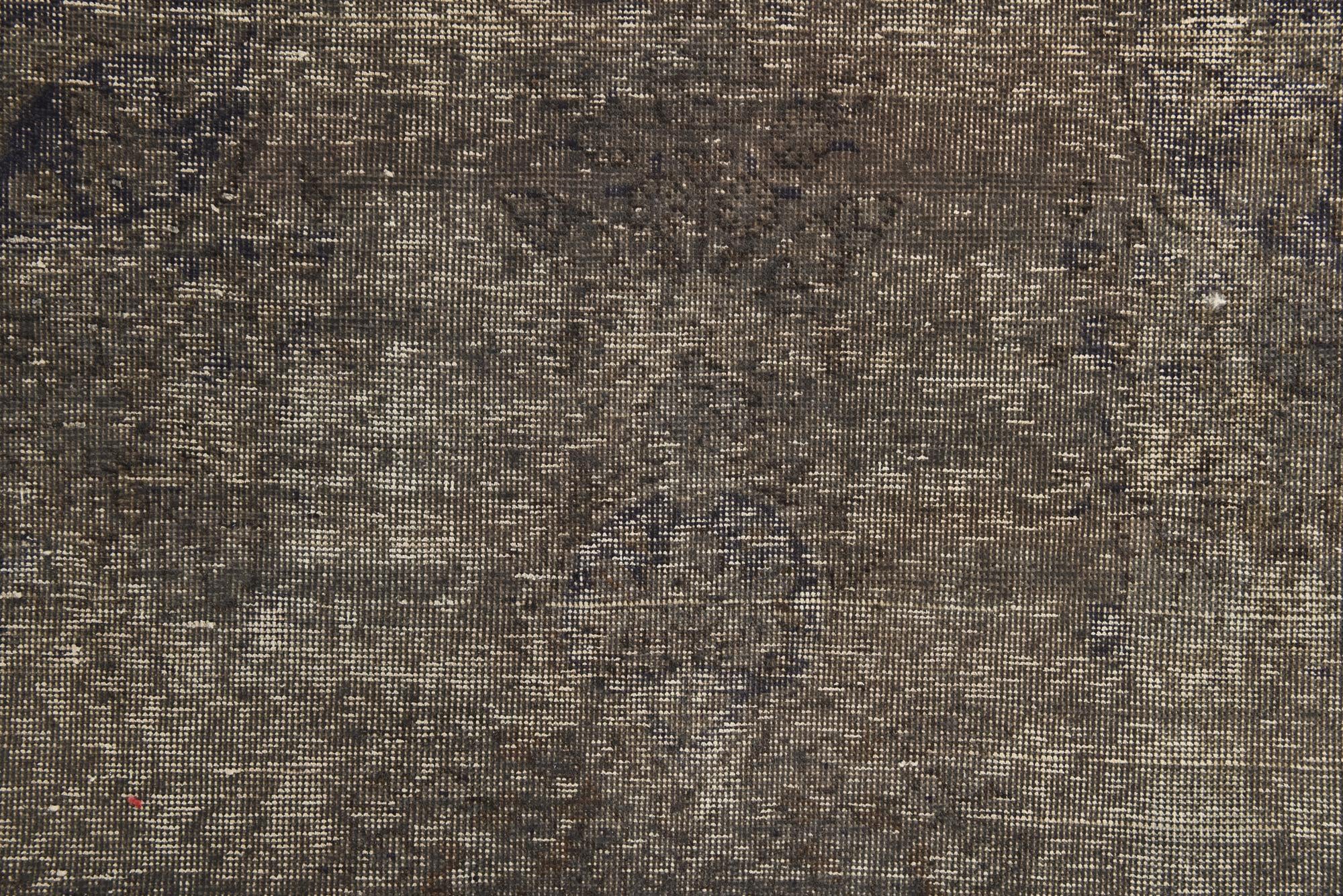 6' 9 x 10' Hand Knotted Ultra Vintage Persian Wool Rug