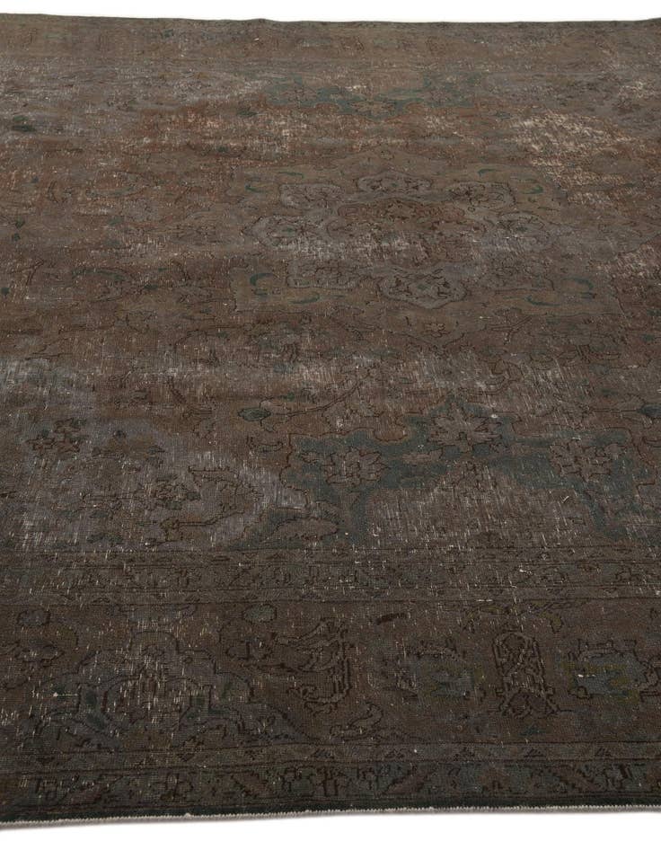 Detail image of 9' 5 x 12' 5  Hand Knotted Ultra Vintage Persian Wool Rug