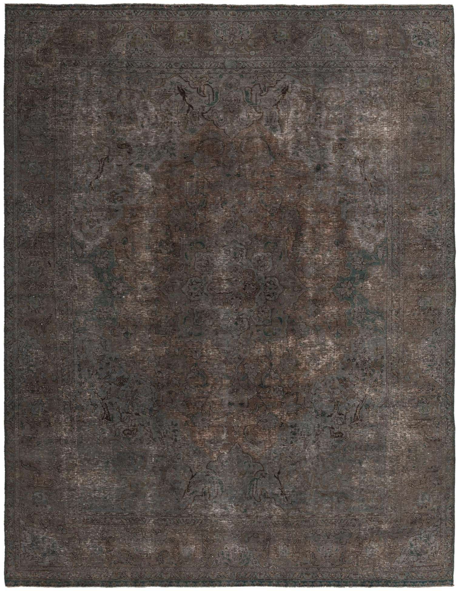 Primary image 9' 5 x 12' 5  Hand Knotted Ultra Vintage Persian Wool Rug