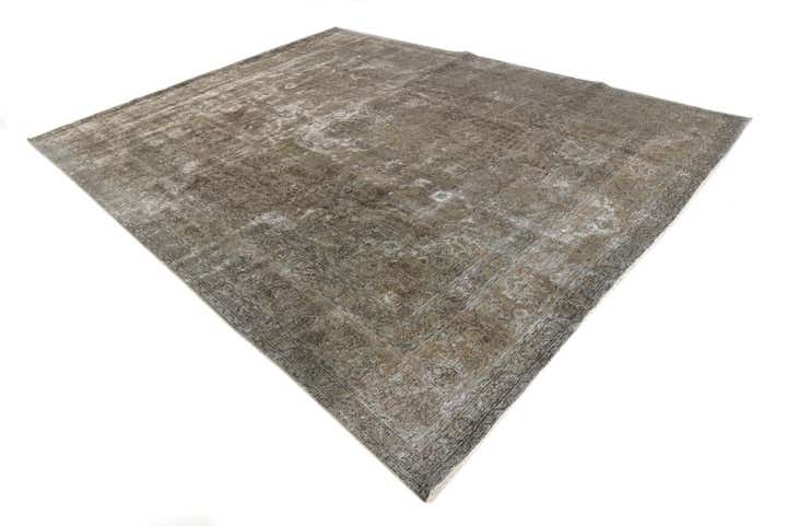 9' 6 x 12' 2 Hand Knotted Ultra Vintage Persian Wool Rug