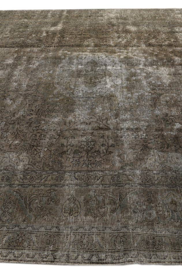 Detail image of 9' 6 x 12' 2 Hand Knotted Ultra Vintage Persian Wool Rug